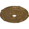Ekena Millwork Attica with Rose Ceiling Medallion (Canopies up to 4 1/2"), 26"OD x 3 3/4"ID x 1 1/2"P, Pale Gold CM26ATPAS - alternate 2